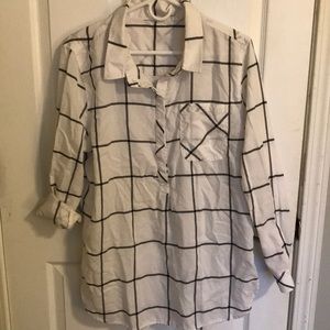 Athleta plaid tunic